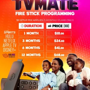TvMate & Firestick Programming